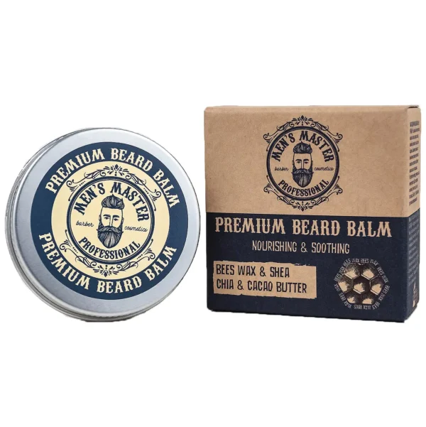 Mens Master - 30ml premium beard balm cover Men's Master Premium Beard Balm (30ml) – Natural Nourishing & Conditioning Styling Balm