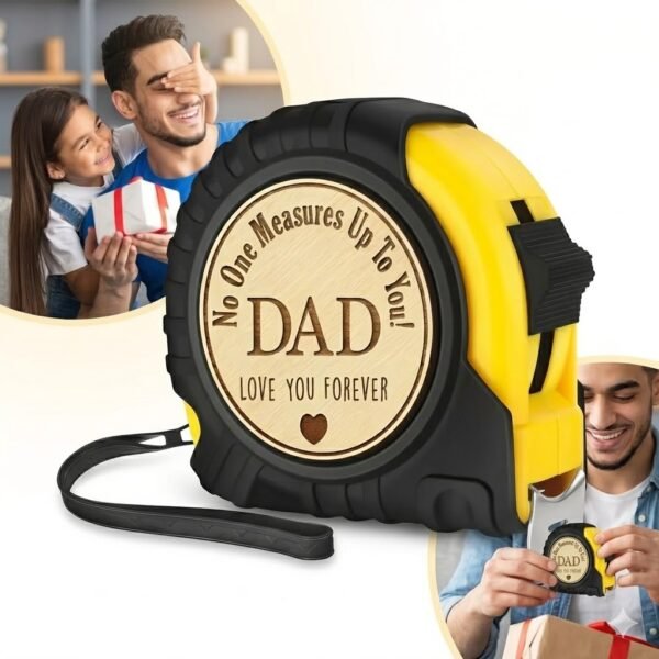 Number one Dad Tape Measurer front pic number one Dad front image