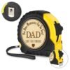 Number one Dad Tape Measurer pic 2 functions 1 No One Measures Up Engraved Wooden Tape Measure – The Perfect Father's Day & Birthday Gift for Dad