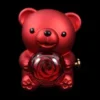 Red Eternal Rose Bear W/ Engraved Necklace