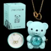 sparkly-roses-eternal-rose-bear-w-engraved-necklace-blue-gold-43432083128564 Eternal Rose Bear W/ Engraved Necklace
