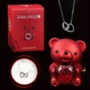 sparkly-roses-eternal-rose-bear-w-engraved-necklace-red-silver-43432067301620 Eternal Rose Bear W/ Engraved Necklace